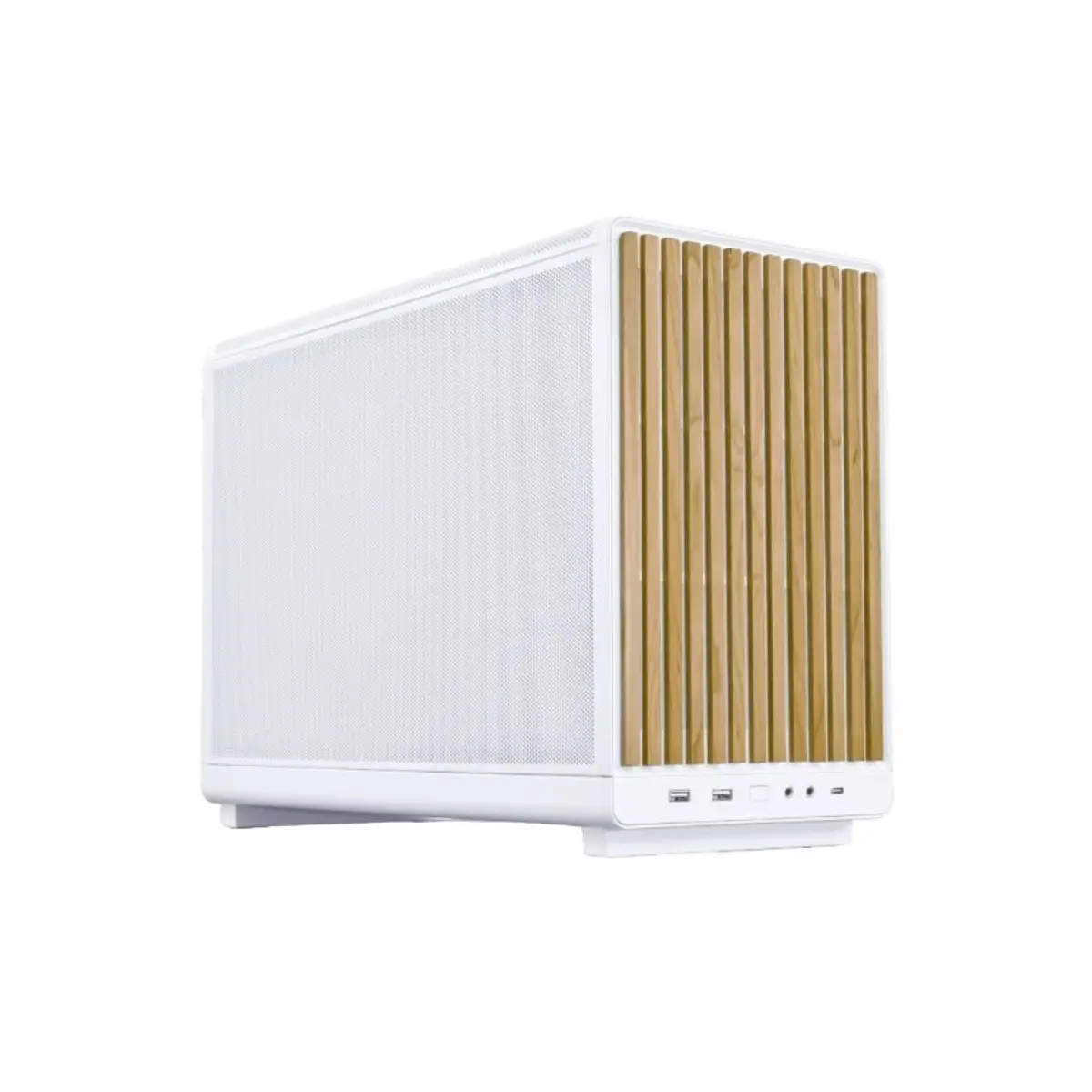 Lian Li Dan A3 mATX Case Wood Edition White