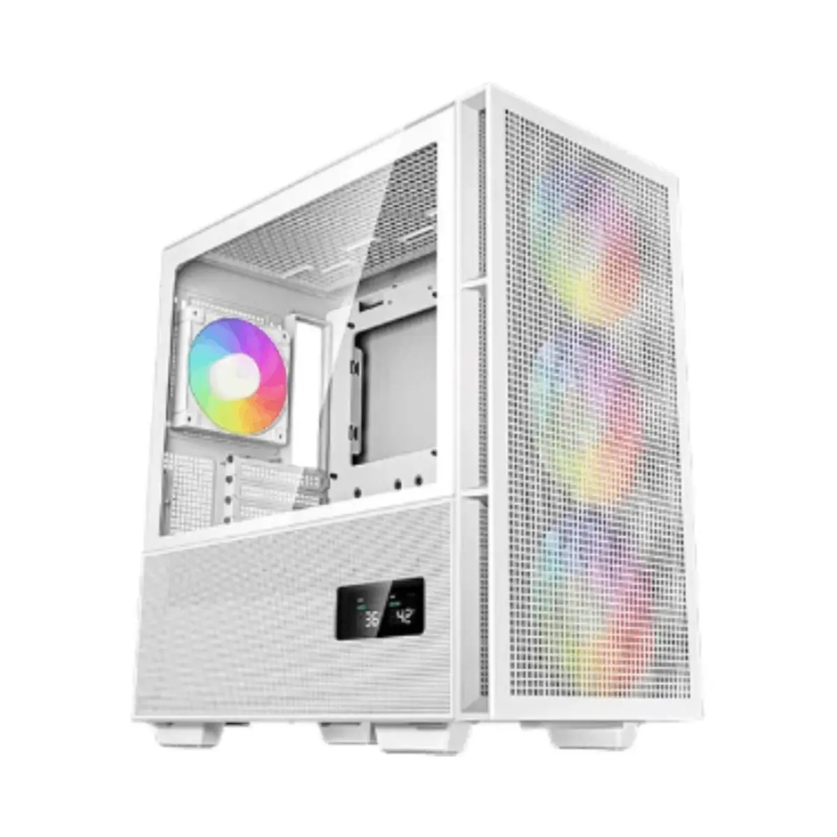 DeepCool CH560 DIGITAL ATX Airflow Case – White | Tax Included