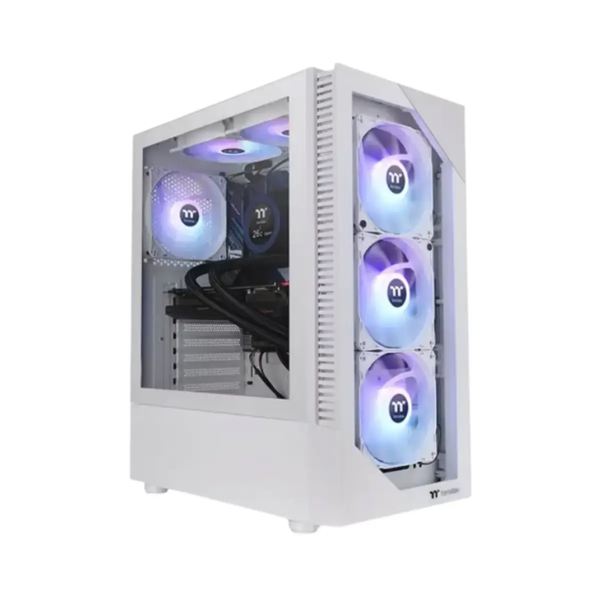 Thermaltake View 200 TG ARGB Snow Mid Tower Chassis