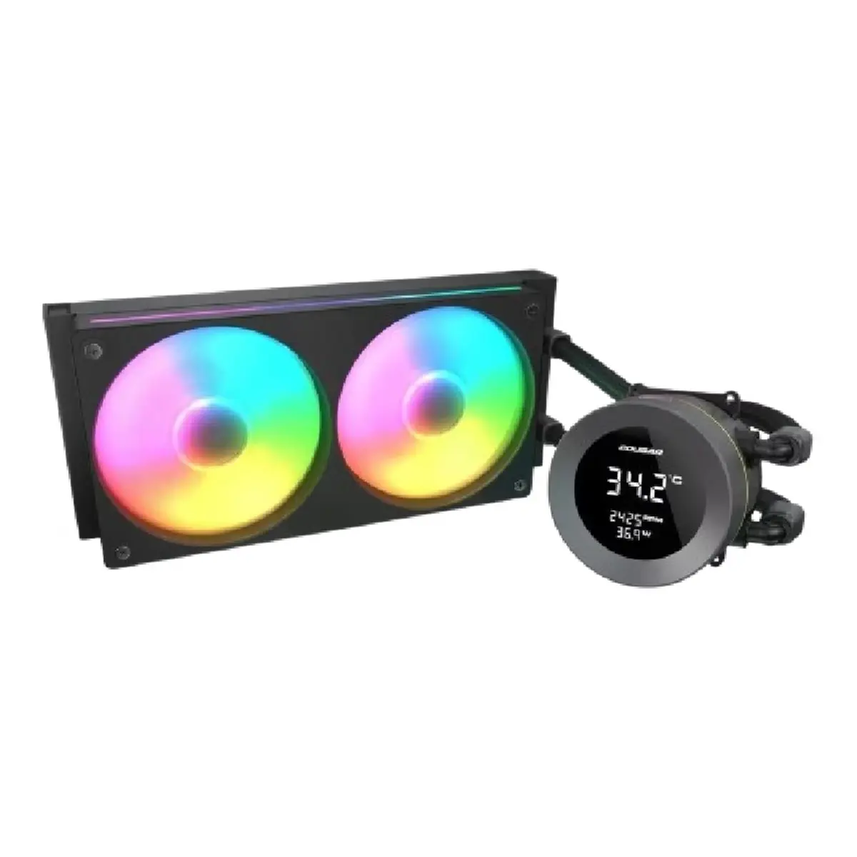 Cougar Poseidon Vistek 240 ARGB CPU Liquid Cooler | POSEIDON-VISTEK-240