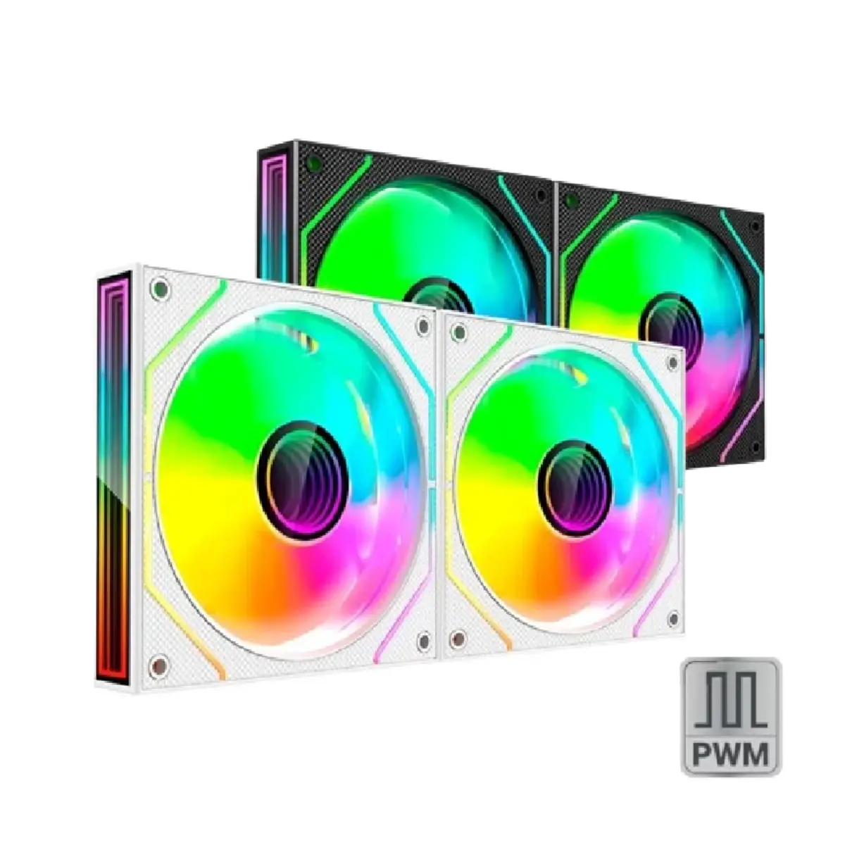 Mars Gaming Ultra-Quiet Pwm 2X 120Mm Infinity Mirror Argb Gaming Fan | MF3DPROX2 | Tax Free