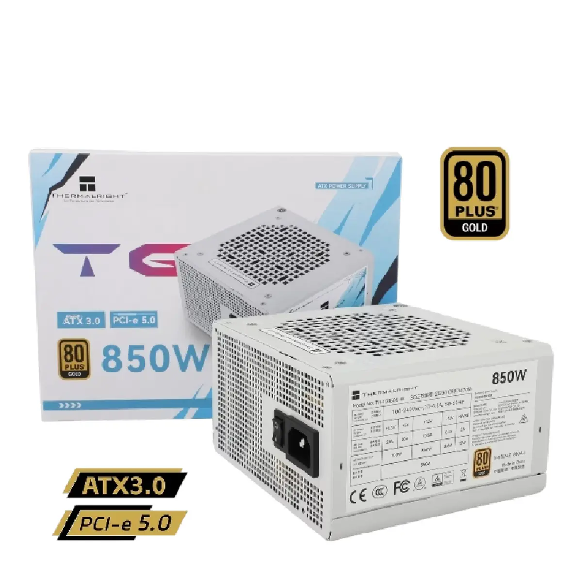 Thermalright TR-TG850S 850W Gold PSU White Color