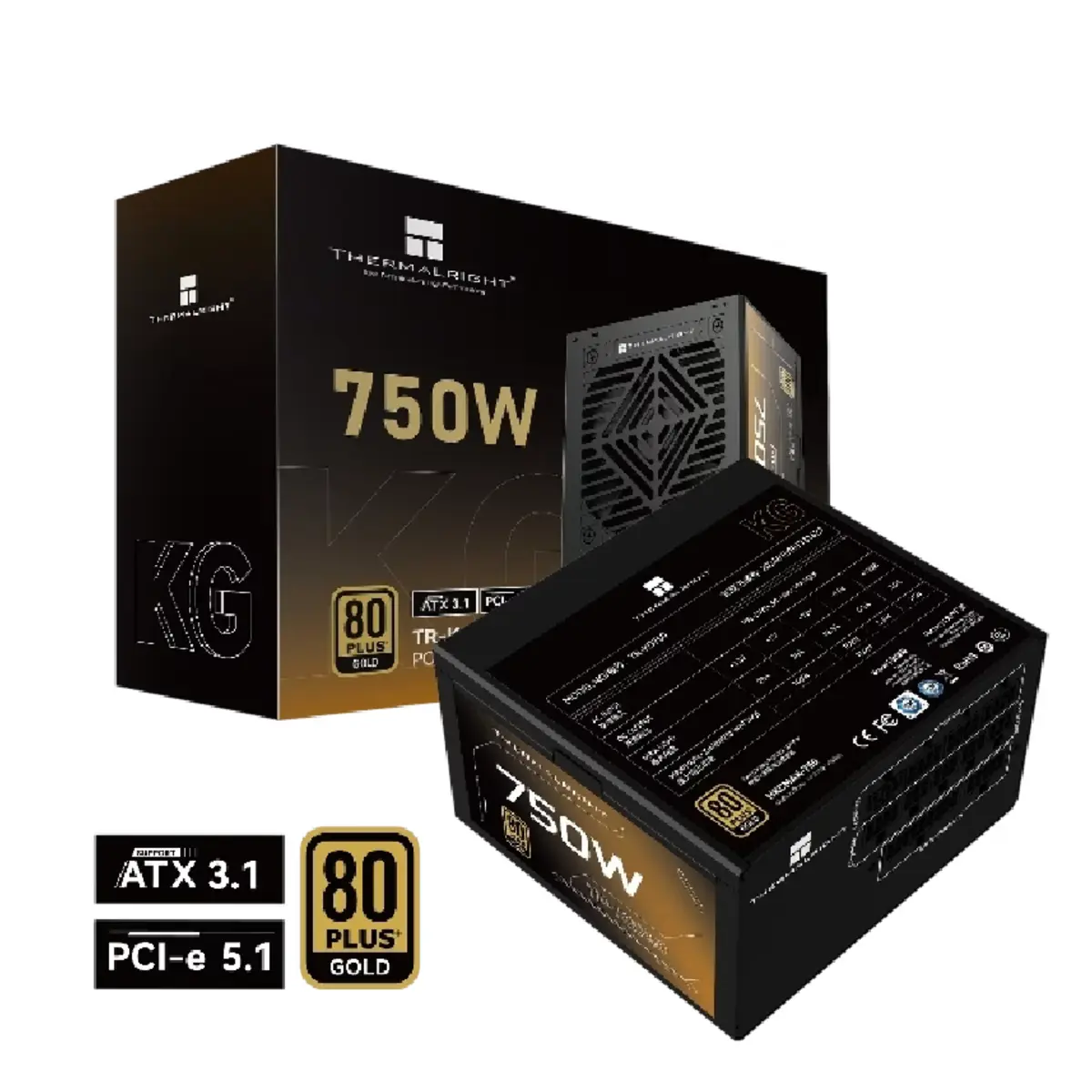 Thermalright KG-750 750W Gold Fully Modular ATX 3.1 PSU