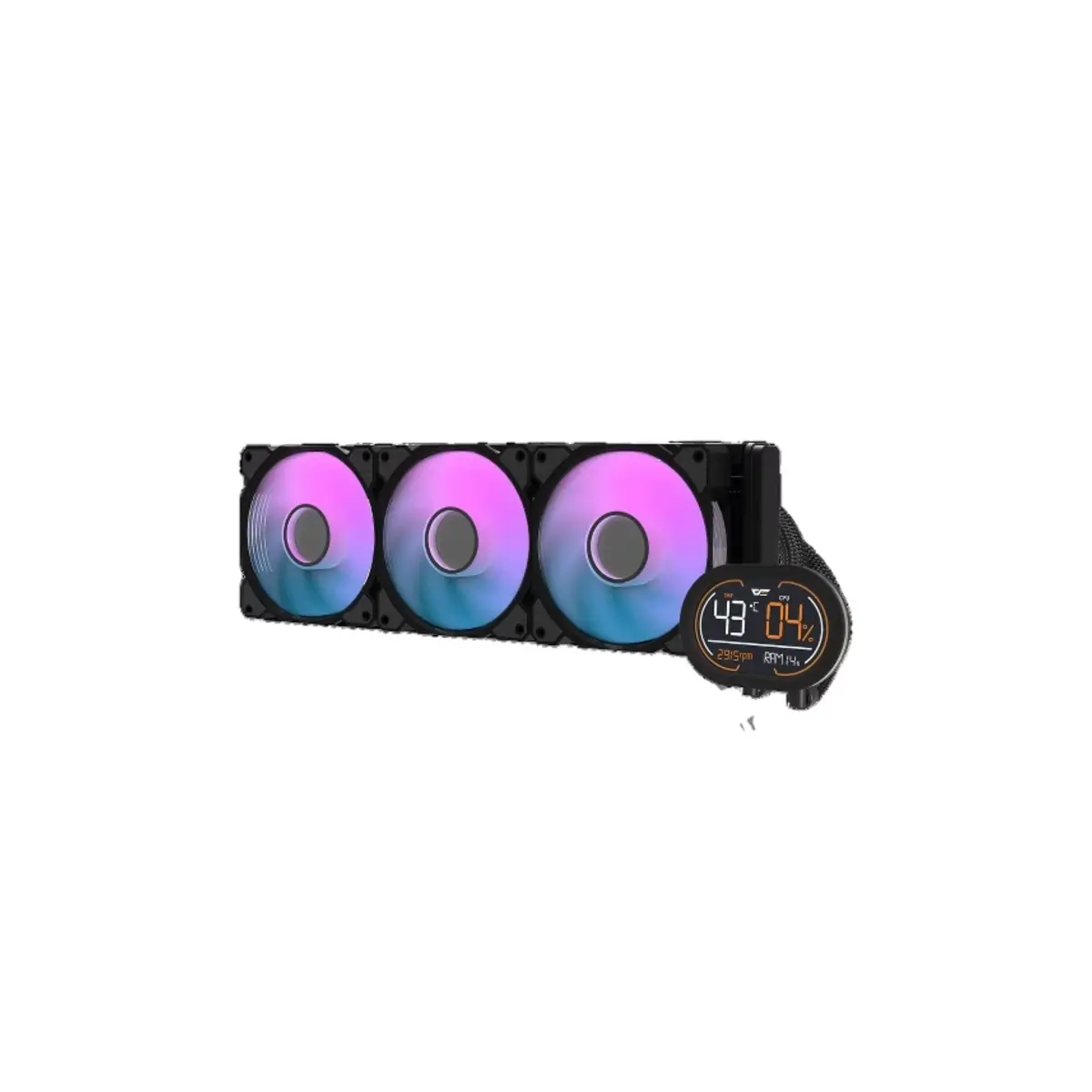 DarkFlash DH360D Liquid CPU Cooler BLACK | TF