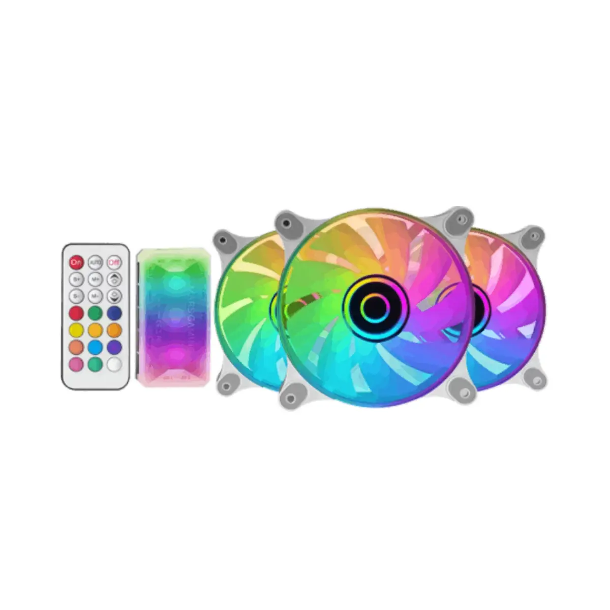 Mars Gaming MF-3DKITW ARGB Fan Kit | White | Tax Free