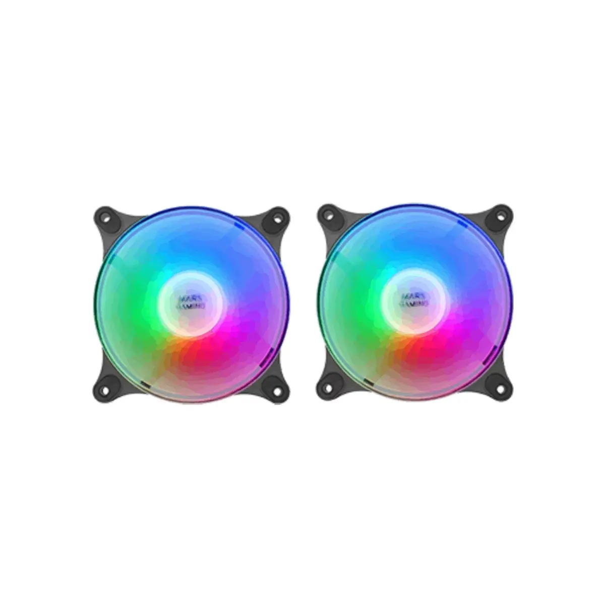 Mars Gaming MF-DUO FRGB Fan Kit | Black | Tax Free