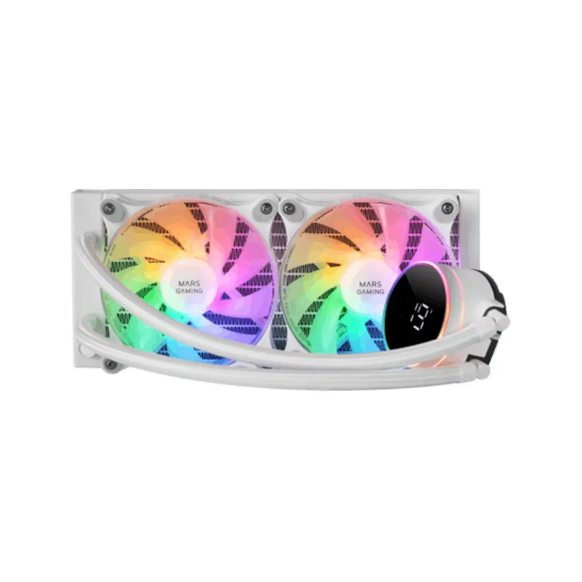 Mars Gaming ML-LCD240W Liquid Cooling | White | Tax Free