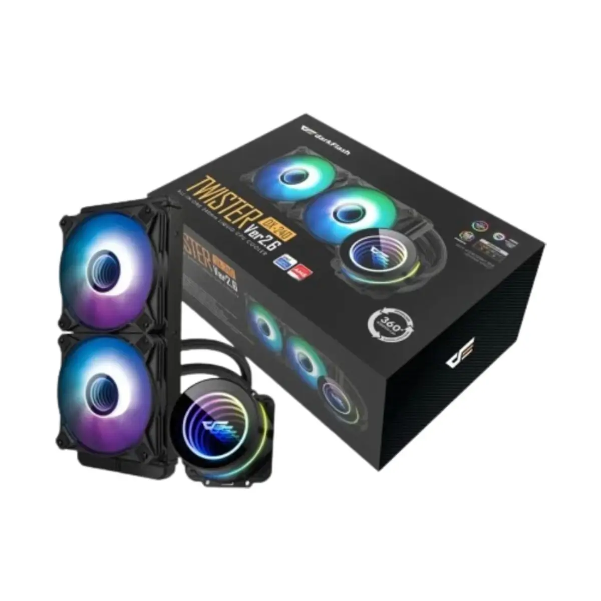 Darkflash Twister DX240 Liquid CPU Cooler | Tax Free