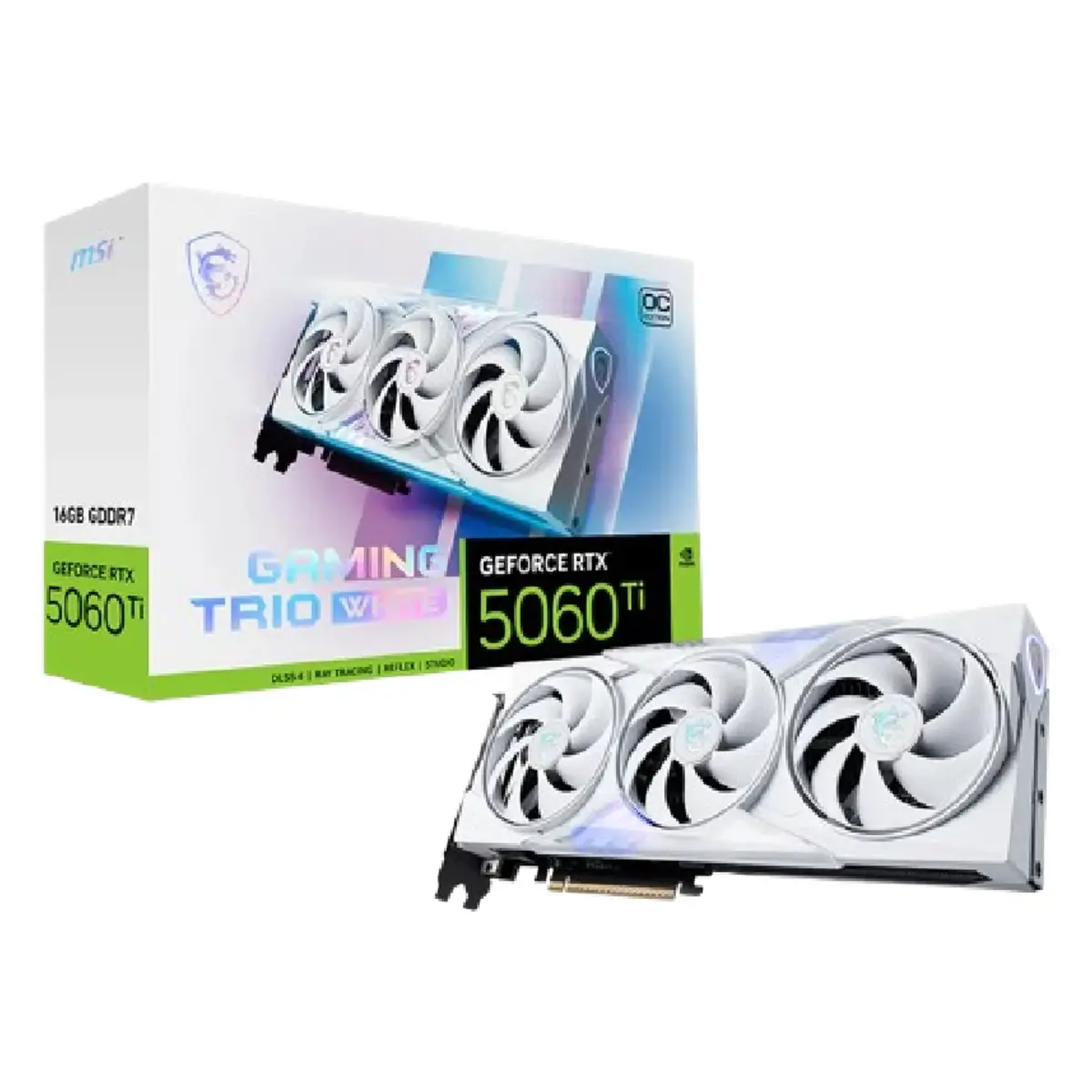 GeForce RTX 5060 Ti 16G GAMING TRIO OC WHITE | 1 Year Warranty