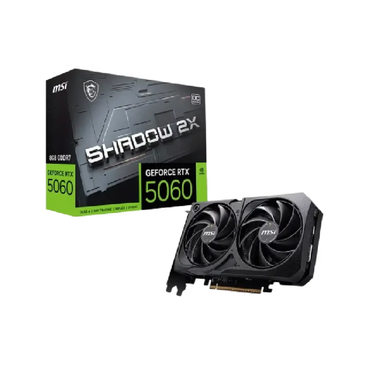 MSI GEFORCE RTX 5060 8GB SHADOW 2X OC VGA