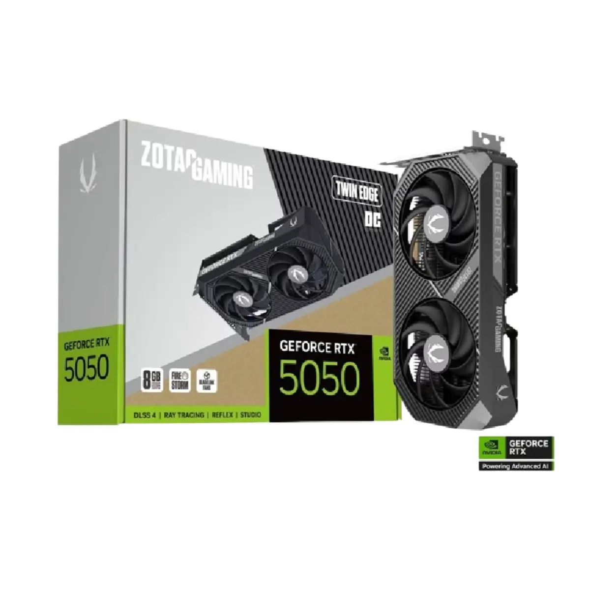 ZOTAC GAMING GPU GeForce RTX 5050 8GB Twin Edge OC DDR6 | ZT-B50500H-10M