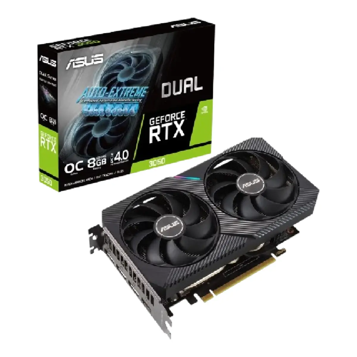 Asus Dual GeForce RTX 3050 OC Edition 8GB | 90YV0HH0-M0NA00