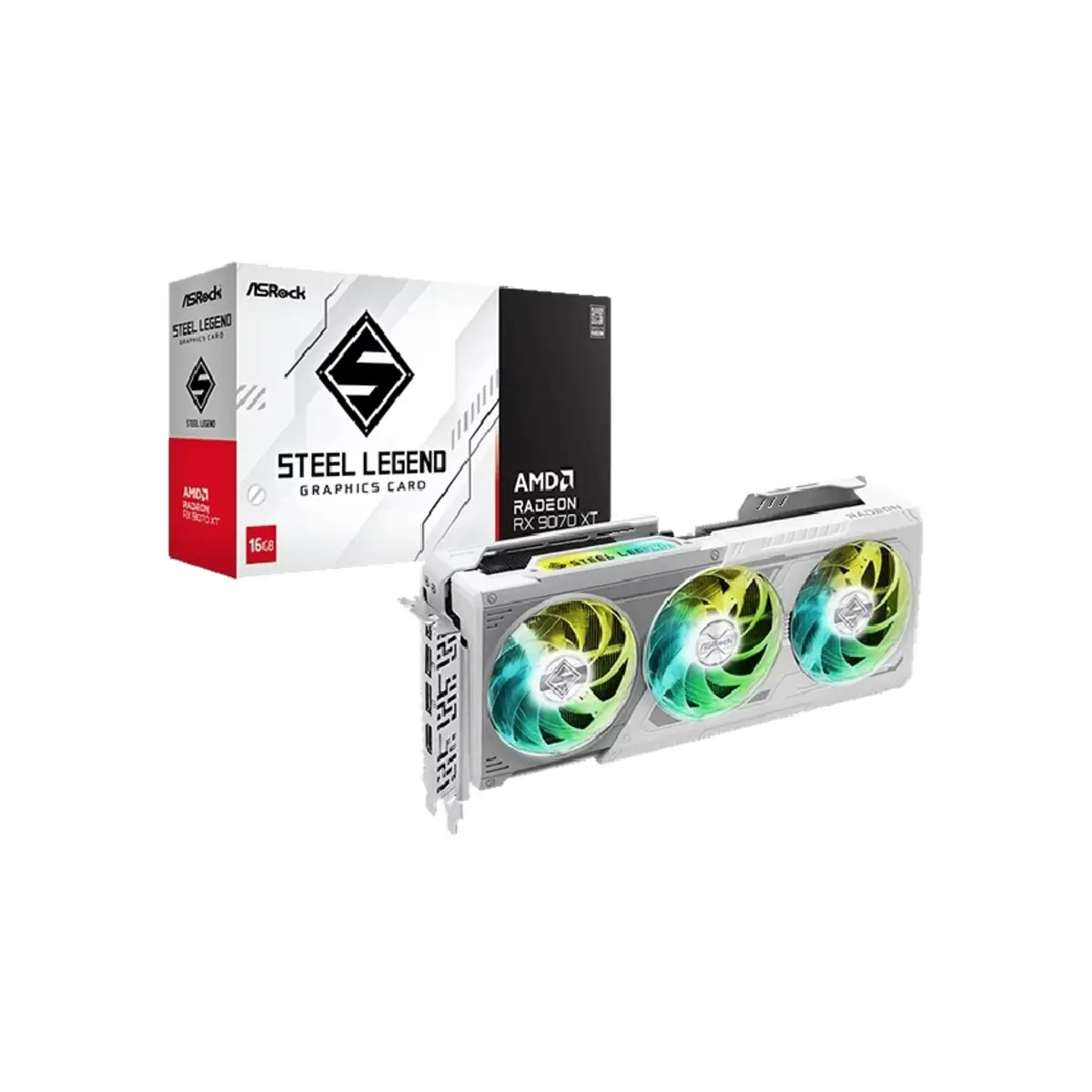 ASRock AMD Radeon RX 9070 XT Steel Legend | 1 Years Warranty | Tax Included