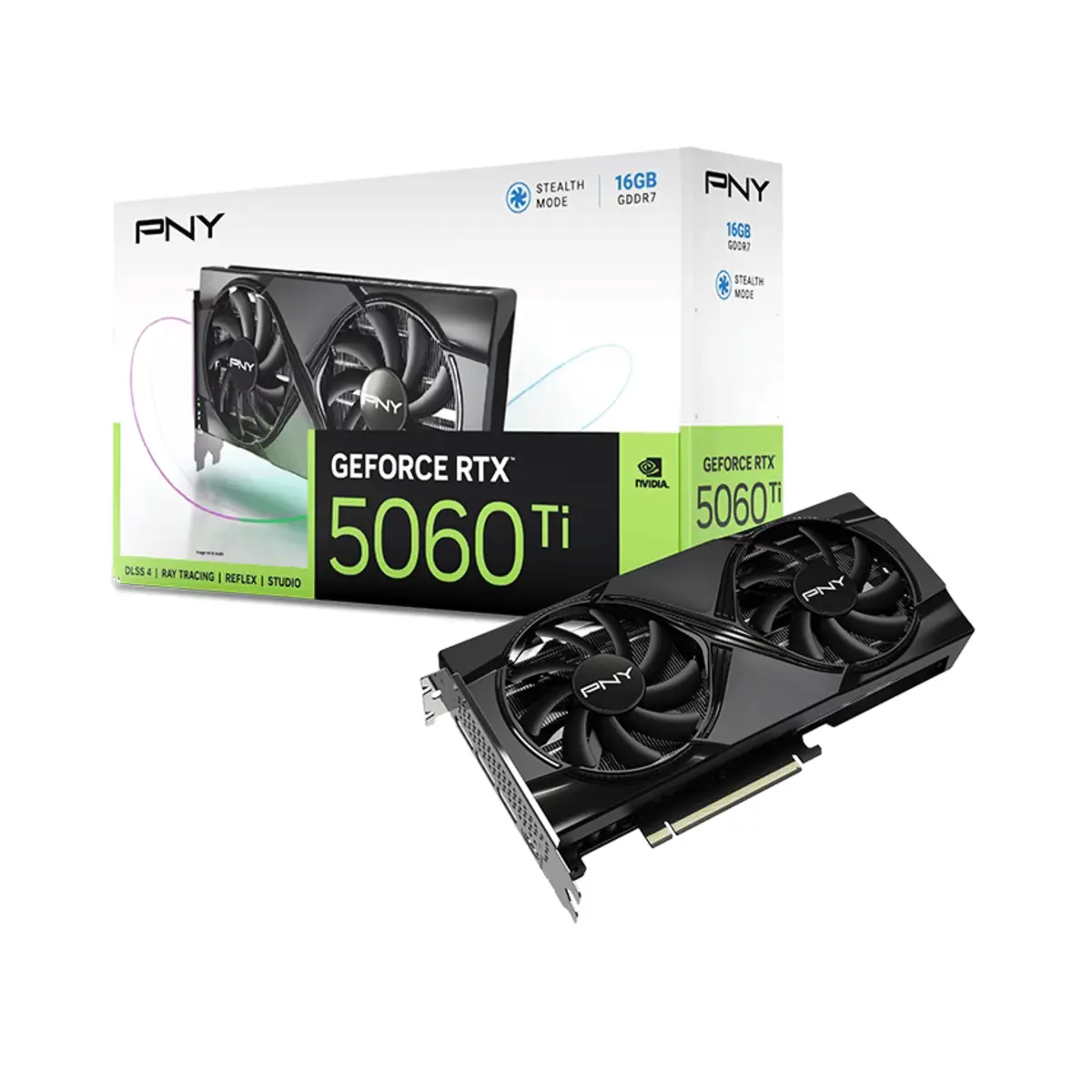 PNY GeForce RTX 5060Ti 16GB Dual Fan Graphics Card | VCG5060T16DFXPB1 | Tax Included