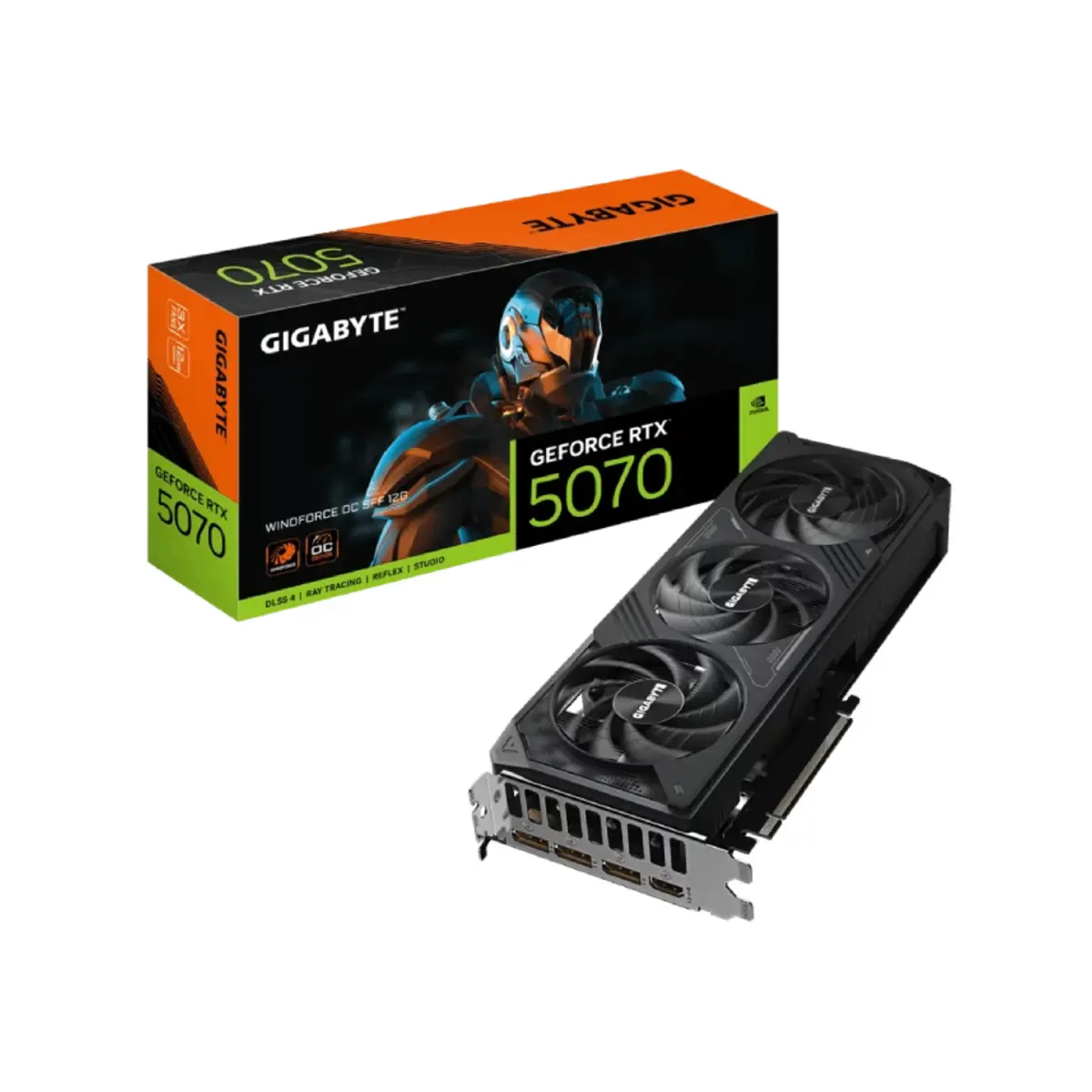 Gigabyte GeForce RTX 5070 Windforce OC SFF 12G 3X FANS Graphics Card | GV-N5070WF3OC-12GD