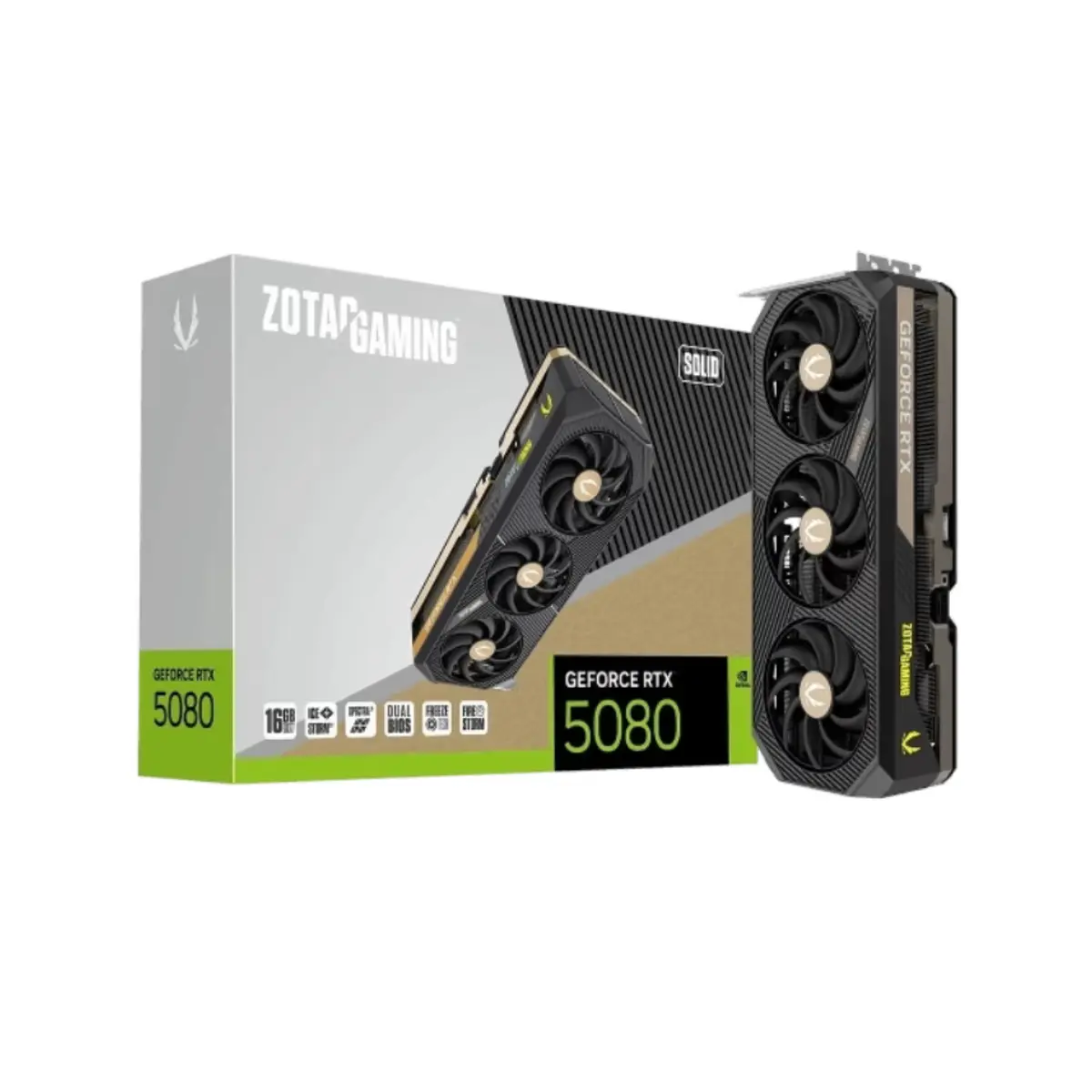 ZOTAC GAMING GeForce RTX 5080 SOLID Graphics Card | ZT-B50800D-10P | Tax Free