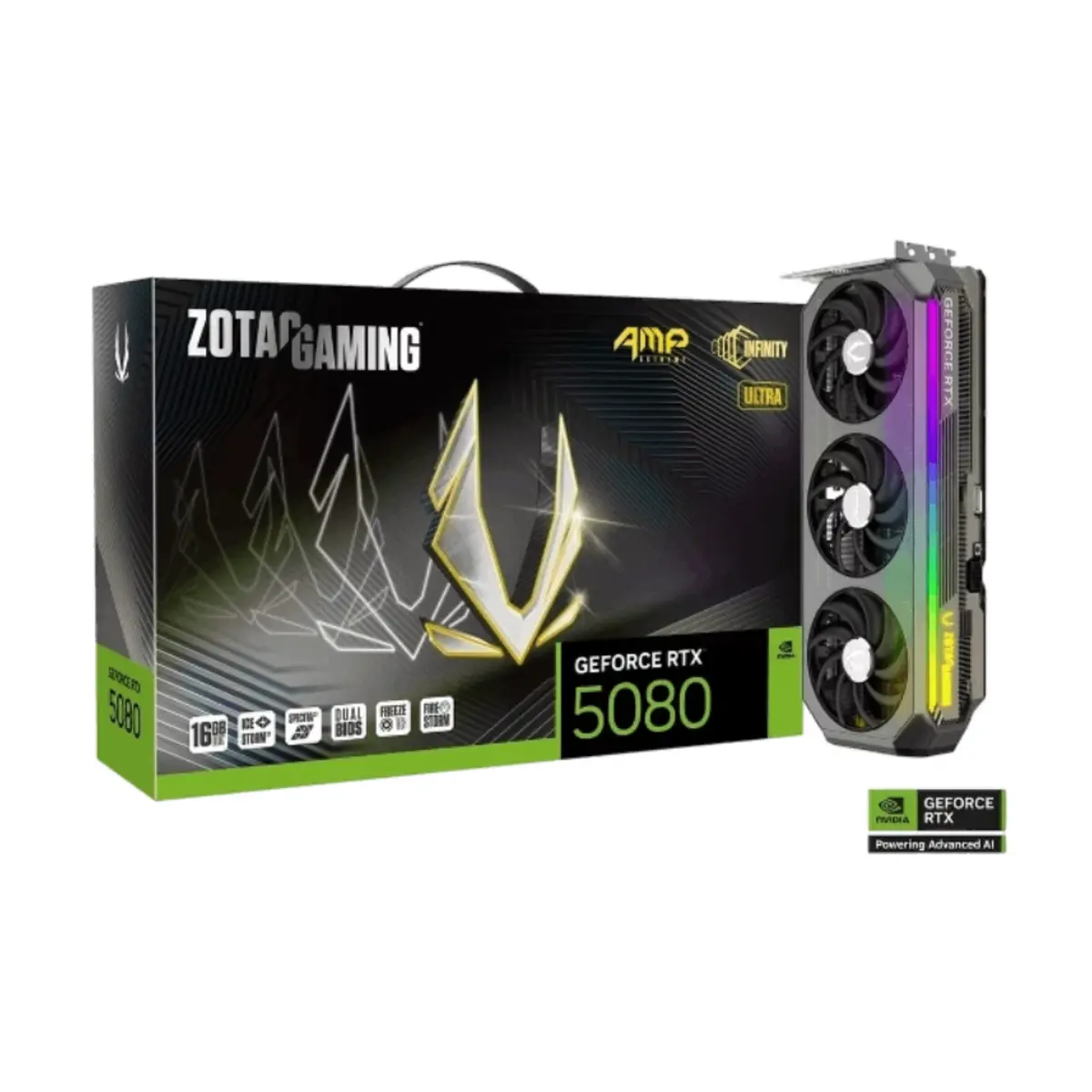 ZOTAC GAMING GeForce RTX 5080 AMP Extreme INFINITY ULTRA Graphics Card | ZT-B50800BU-10P | Tax Free