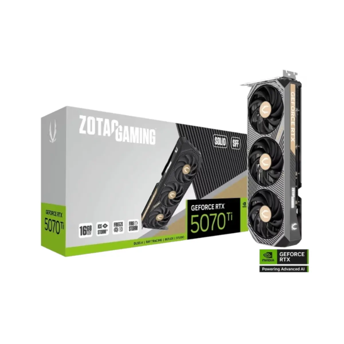 Zotac Gaming GeForce RTX 5070 Ti SOLID SFF Graphics Card | ZT-B50710D3-10P