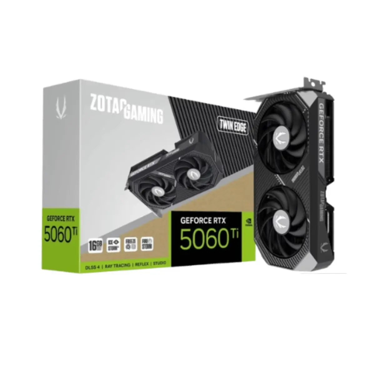 ZOTAC GAMING GeForce RTX 5060 Ti 16GB Twin Edge Graphics Card | ZT-B50620E-10M | Tax Free