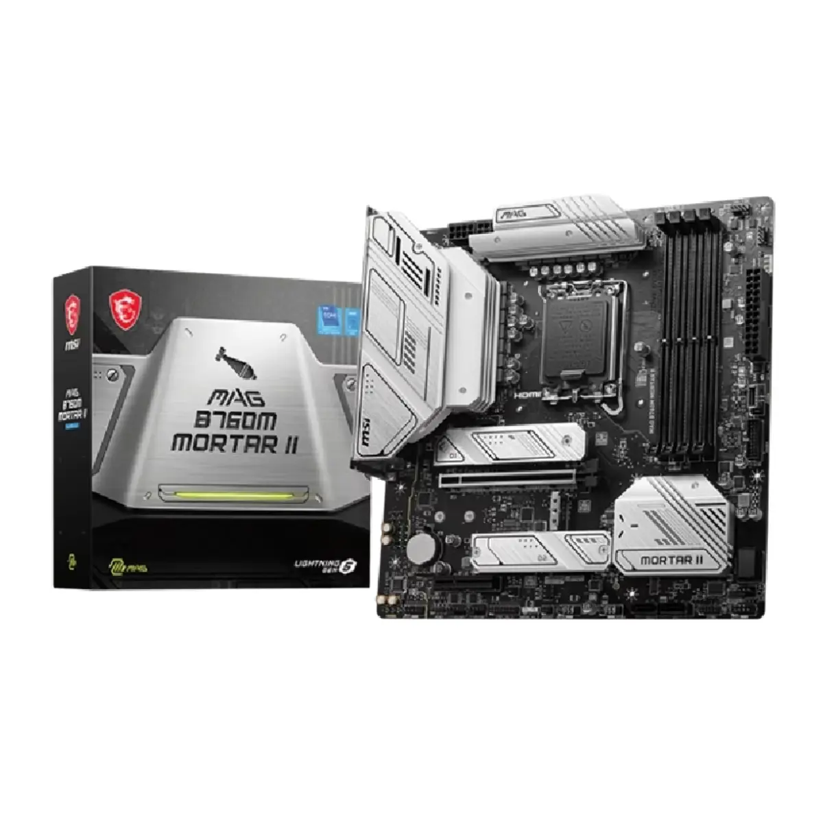 MSI MAG B760M MORTAR II mATX DDR5 Motherboard | 911-7E13-013