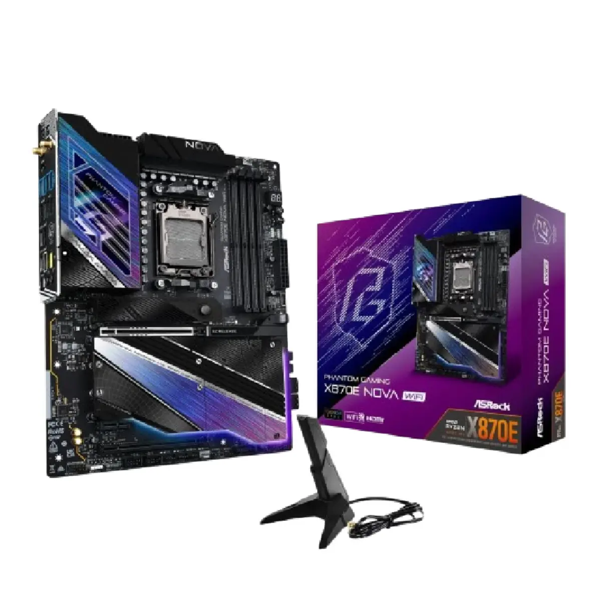 ASRock Phantom Gaming X870E Nova WIFI ATX Motherboard