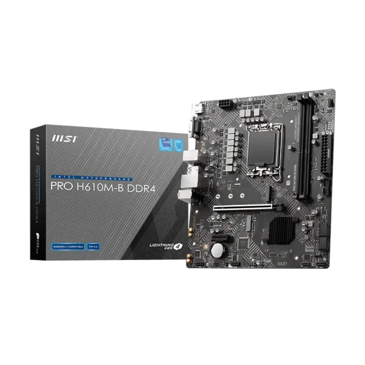 MSI H610M BOMBER DDR4 Motherboard Micro-ATX | 911-7D46-093
