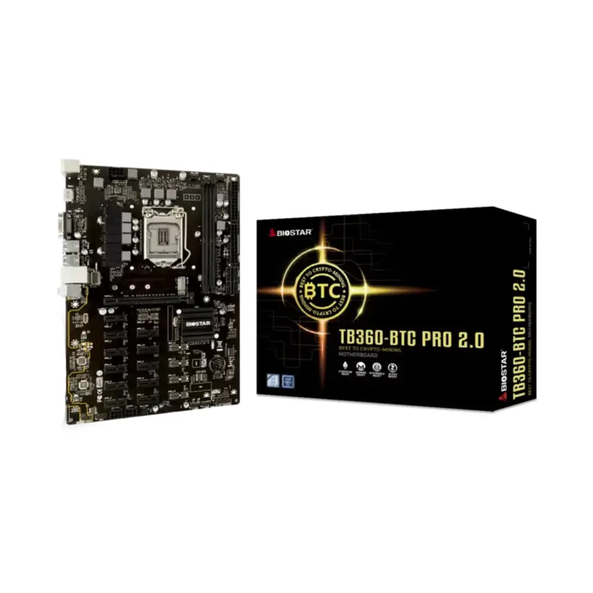 Biostar TB360-BTC PRO 2.0 Motherboard | TB360-BTC-PRO-2.0