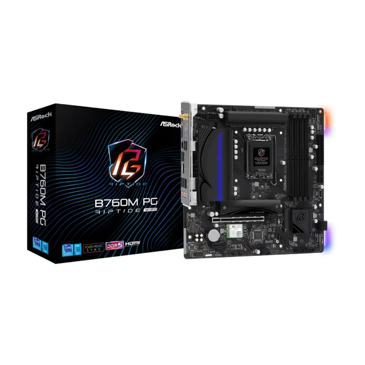 ASRock B760M PG Riptide WiFi DDR5 | 90-MXBN30-A0UAYZ | Tax Free