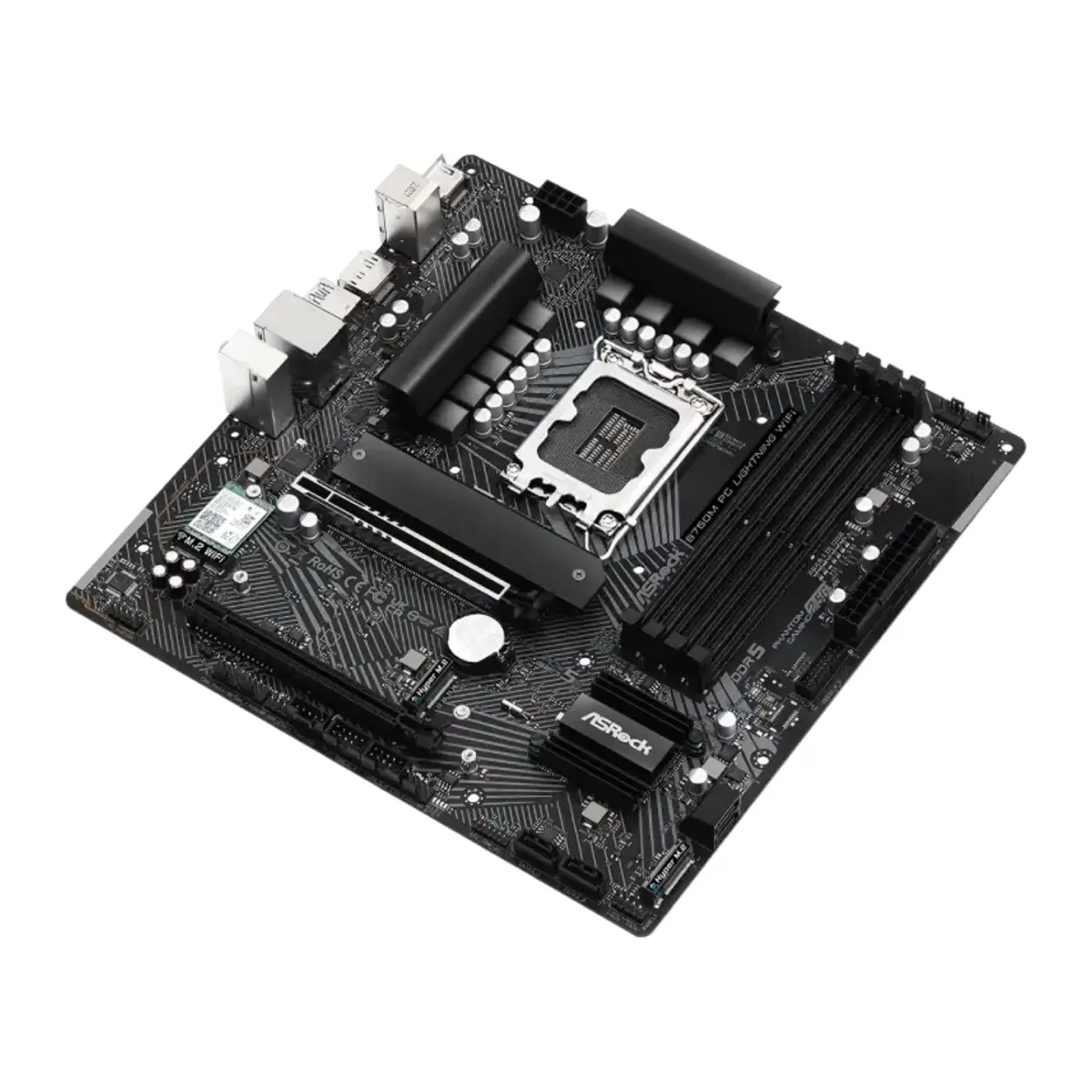 ASROCK B760M PG Lightning WIFI DDR5 Gaming Motherboard | 90-MXBMT0-A0UAYZ | Tax Free