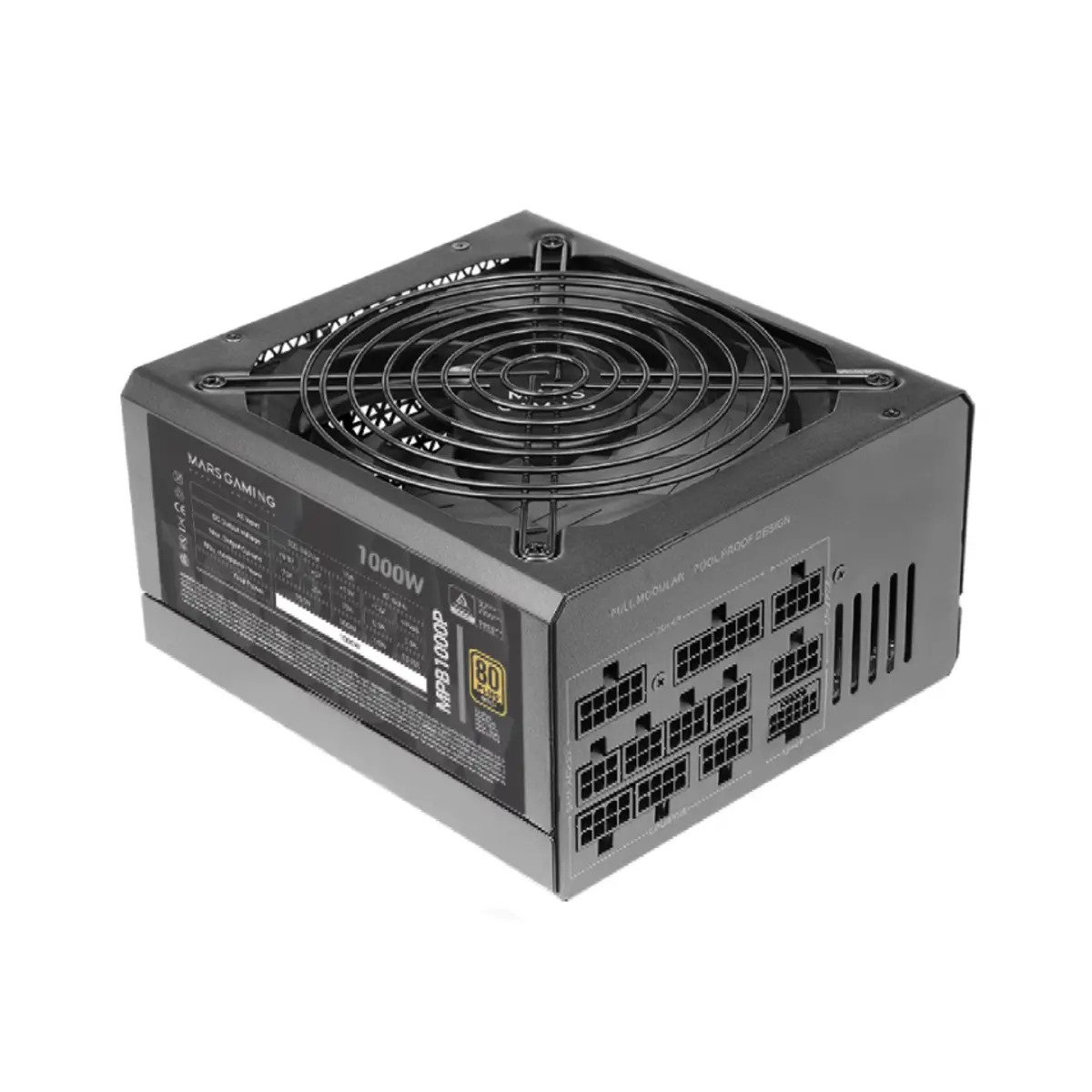 Mars Gaming MPB1000P 1000W ATX 3.1 Power Supply | 10 Years Warranty Tax free