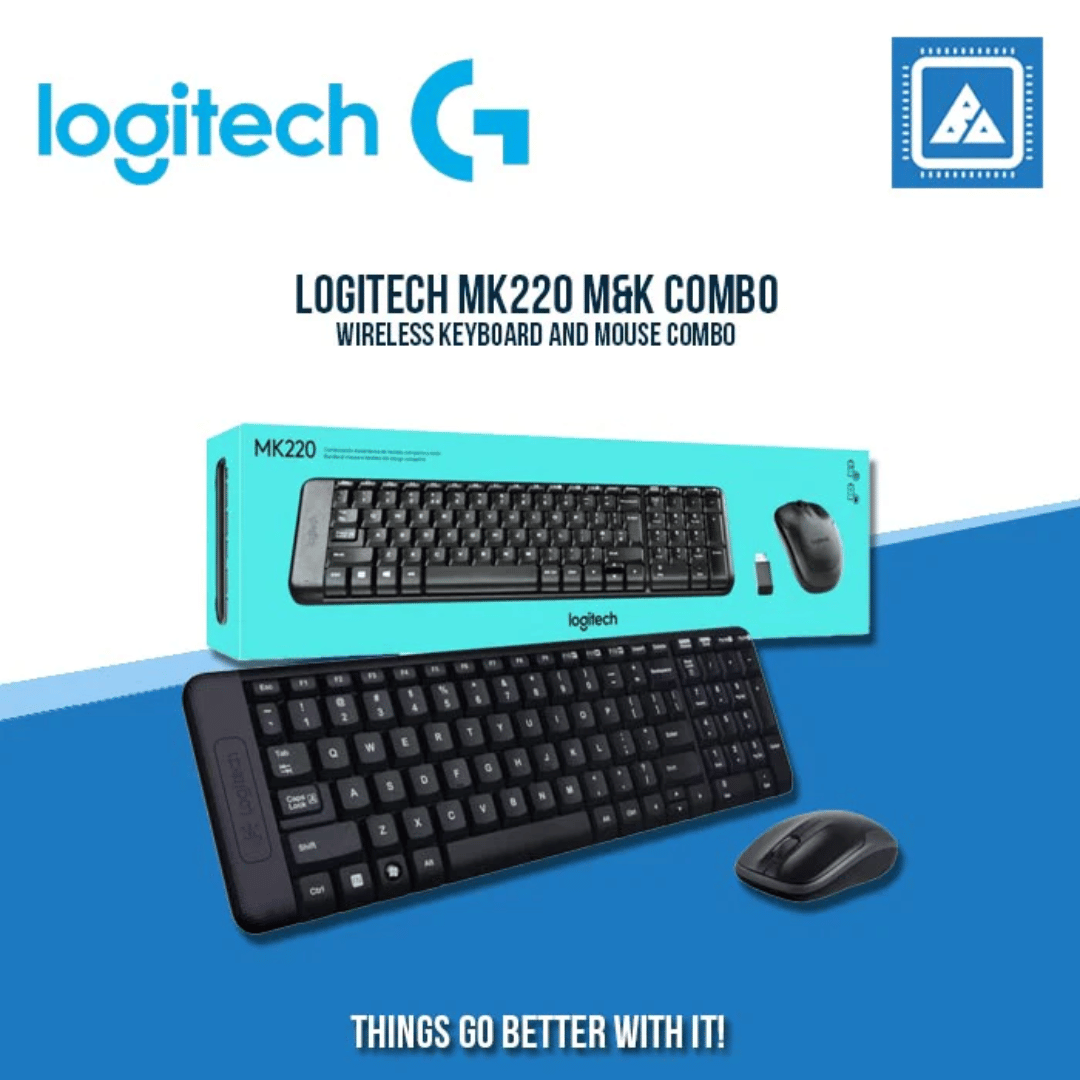 LogiTech MK220 WIRELESS KEYBOARD AND MOUSE COMBO