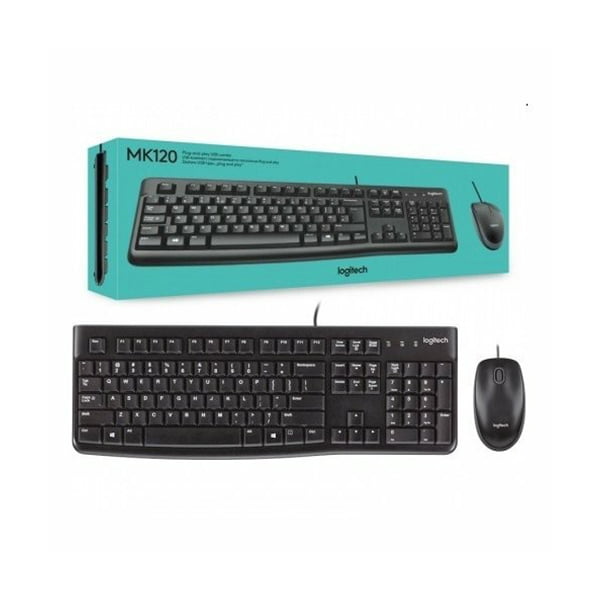MK120 CORDED KEYBOARD AND MOUSE COMBO