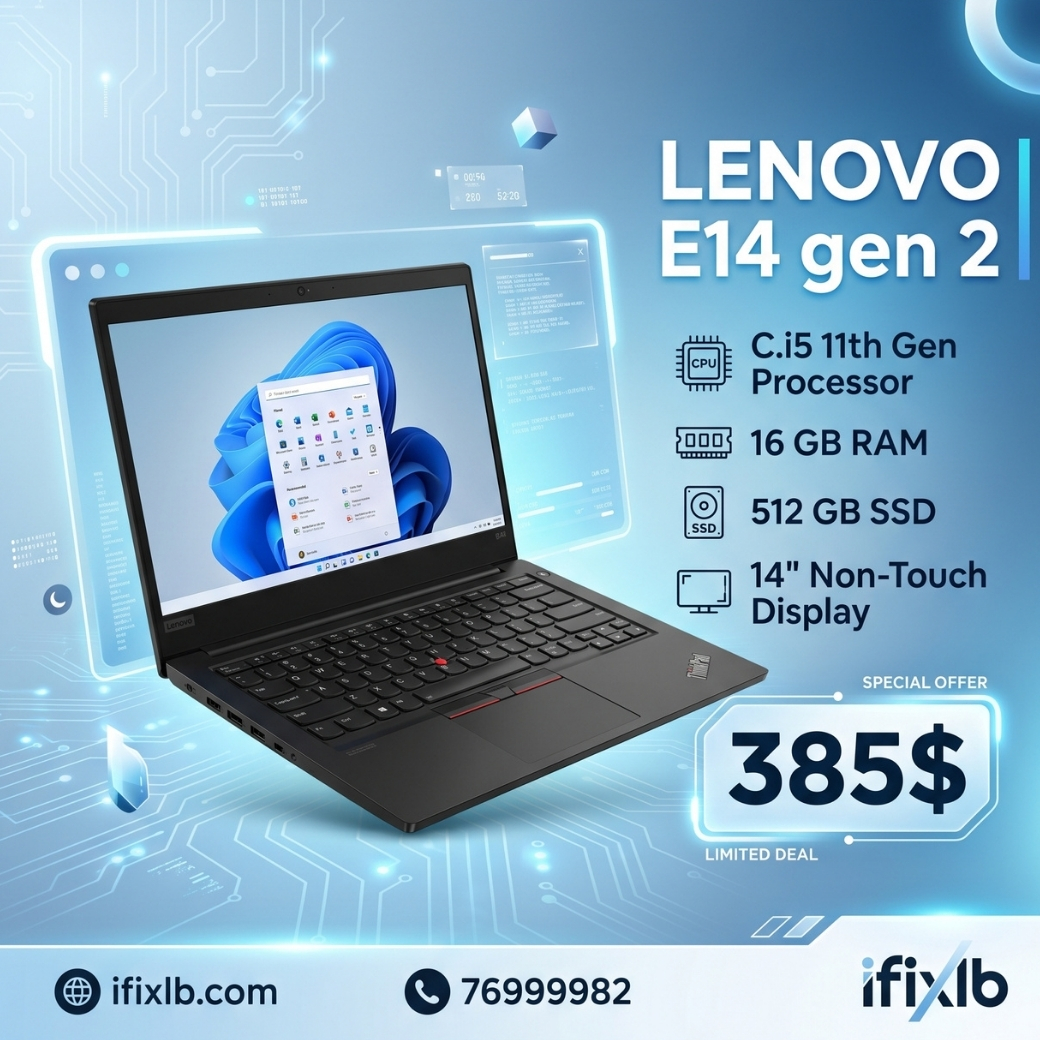 Lenovo ThinkPad E14 Gen 2 (Intel Core i5) Pre-Owned