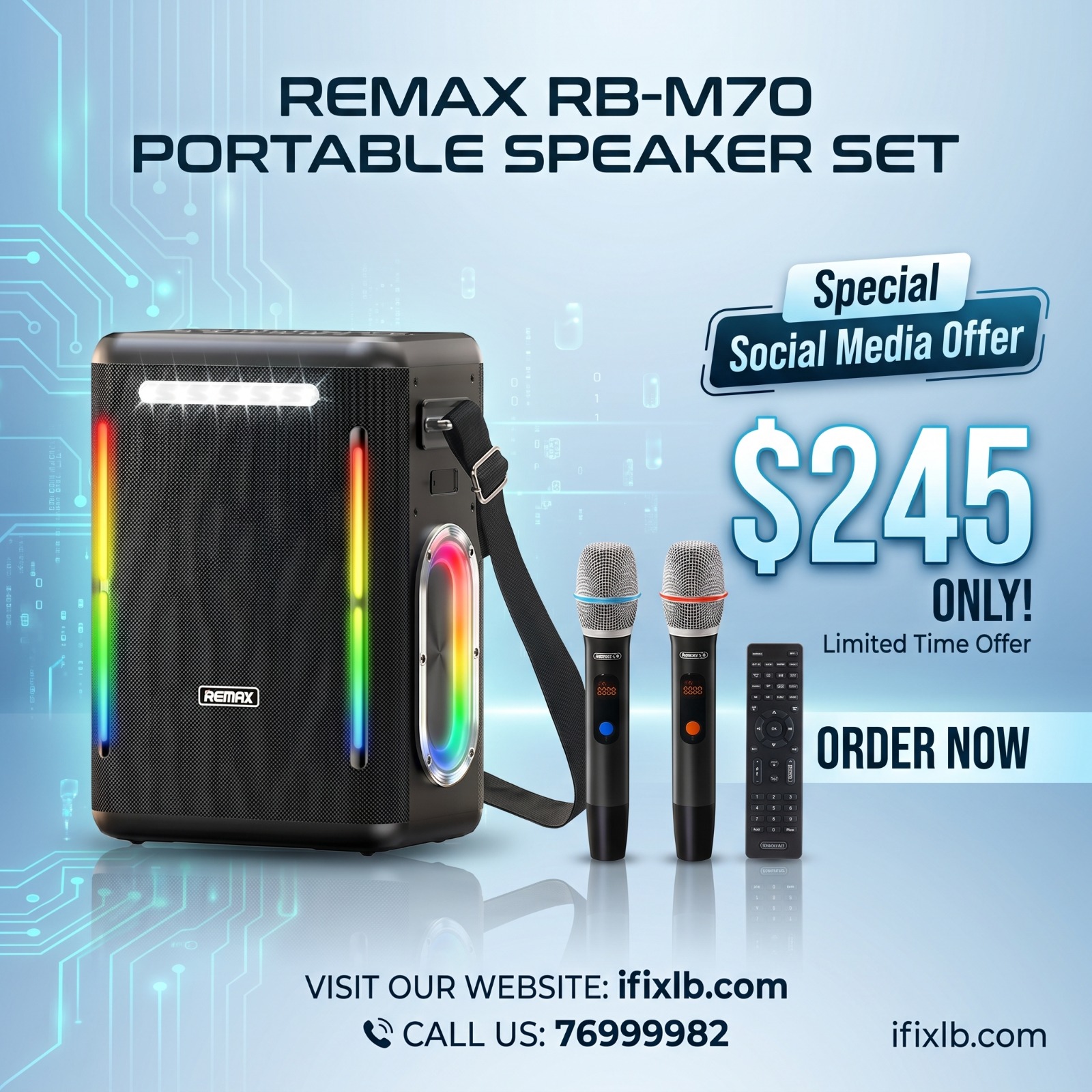 REMAX RB-M70 Speaker