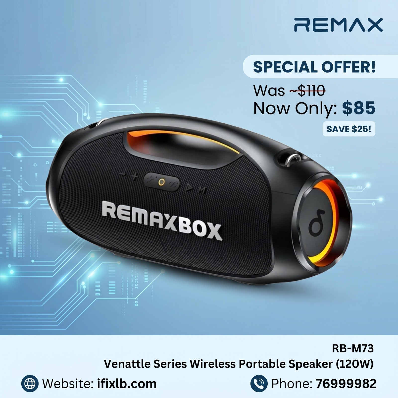 REMAX RB-M73 SPEAKER
