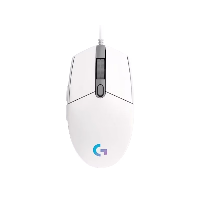 Logitech G102 LIGHTSYNC RGB Gaming Mouse – White | 910-005808 | 1 Years Warranty