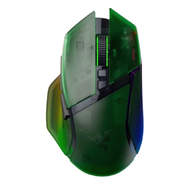 Razer Basilisk V3 Pro Wireless Gaming Mouse | RZ01-05240300-R3G1-SD26-K | Phantom Green | 2 Years Warranty