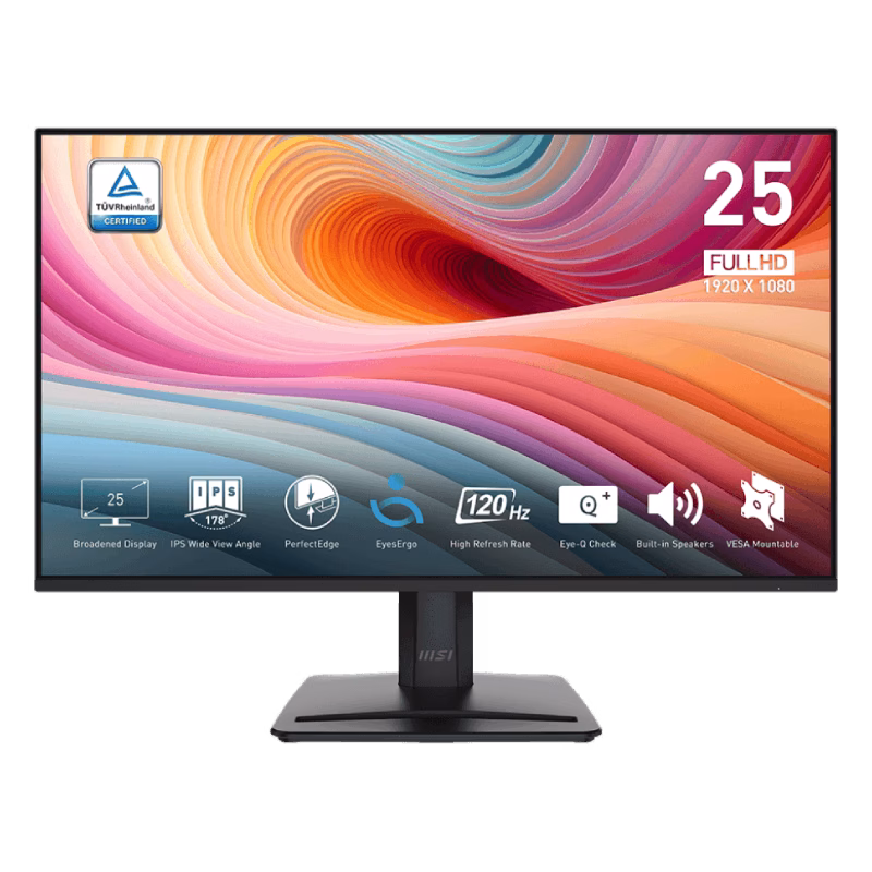 MSI PRO MP251 E2 24.5″ 120Hz Monitor | 3 Years Warranty