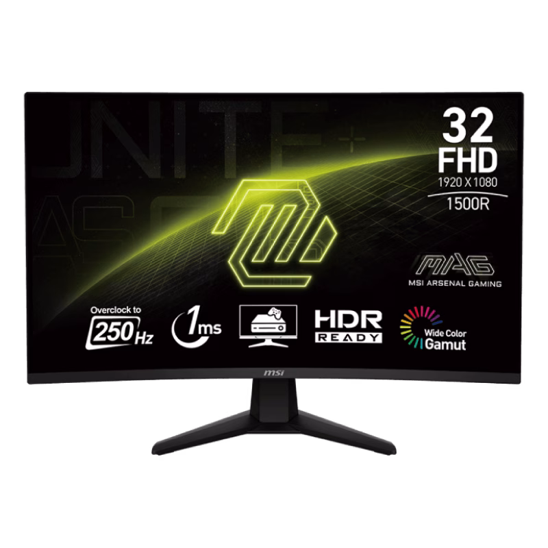MSI MAG 32C6X 32″ 250Hz Curved Gaming Monitor
