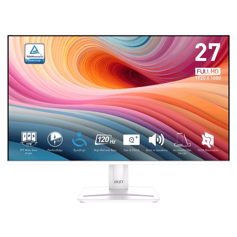 MSI PRO MP275W E2 27″ 120Hz Business Monitor – White
