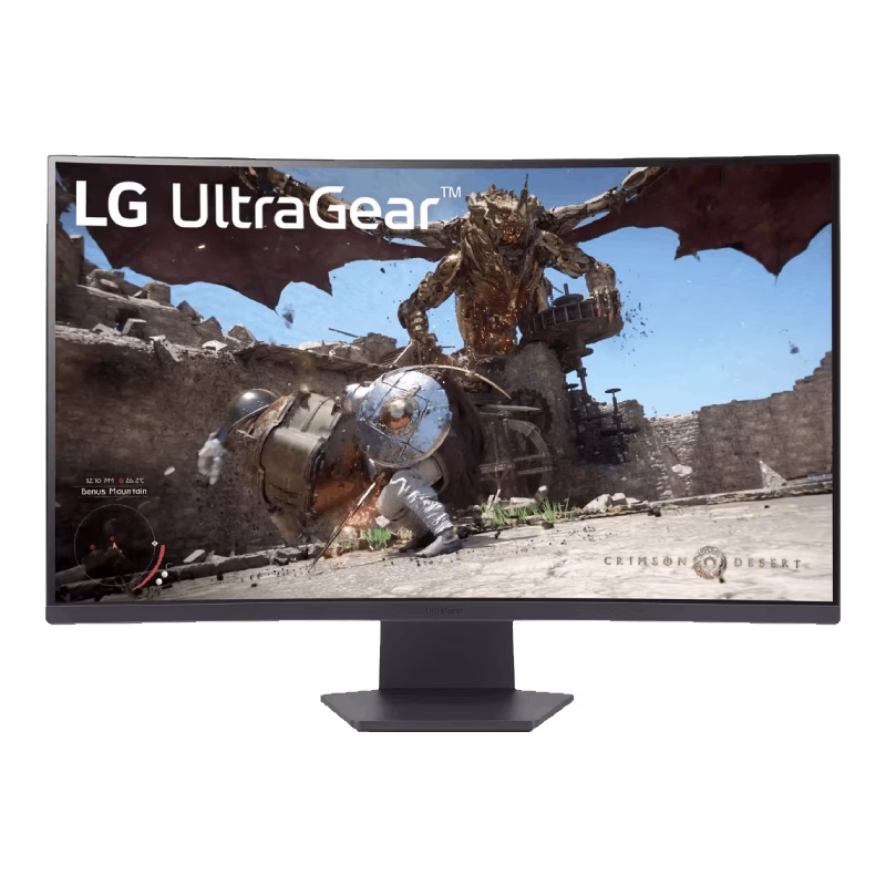 LG UltraGear 32″ 180Hz Curved Monitor | 32GS60QC-B