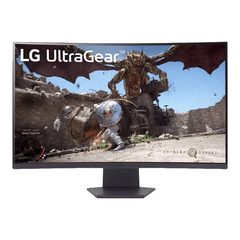LG UltraGear 27″ 180Hz Curved Monitor | 27GS60QC-B