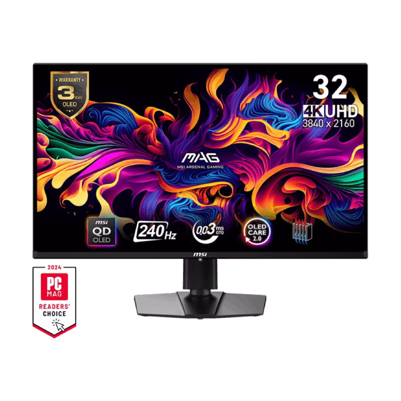MSI MAG 321UPX QD-OLED 32″ 240Hz Gaming Monitor