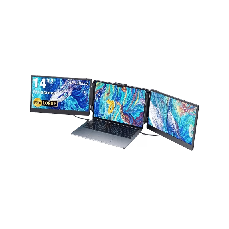 Apildella 14″ Triple Laptop Screen Extender | B0CDW485BJ