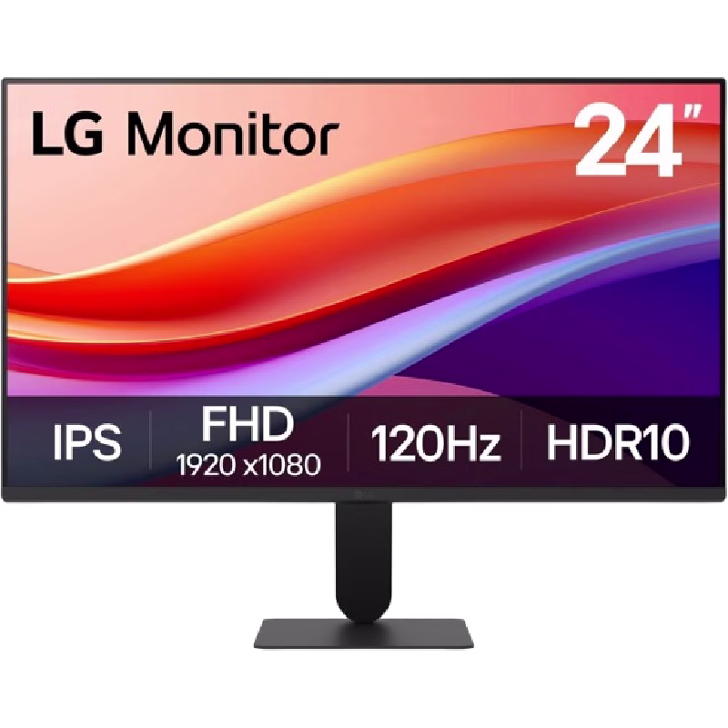 LG 24″ FHD IPS 120Hz HDR10 Monitor – Slim Stand | 24U411A-B