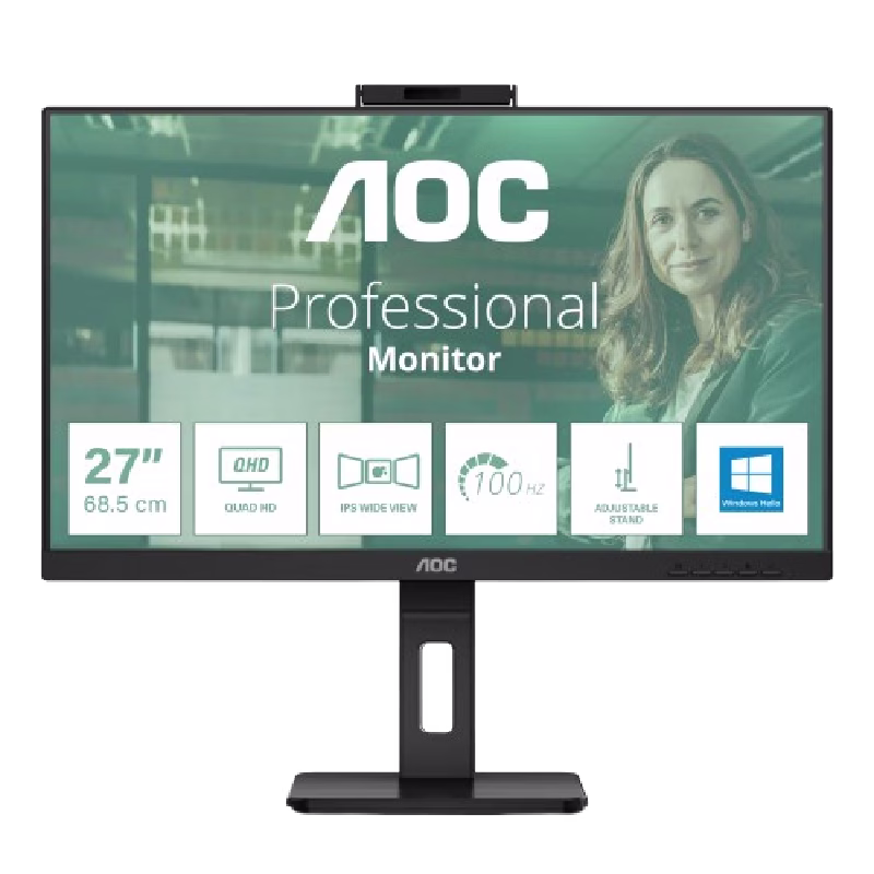 AOC Q27P3CW 27″ QHD With Webcam