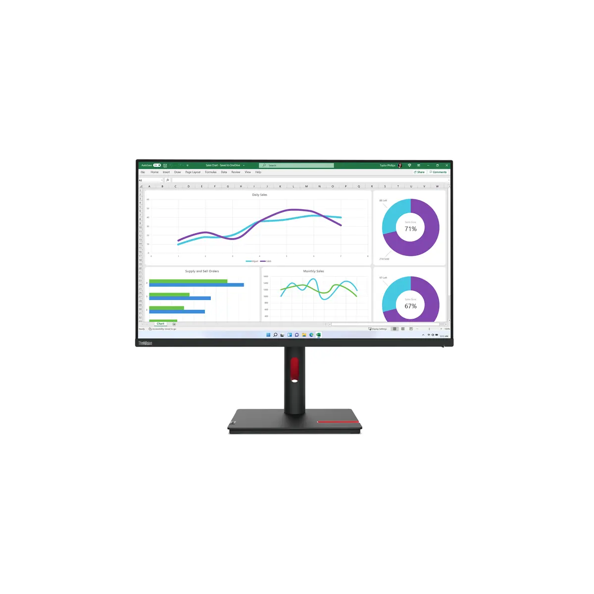 Lenovo ThinkVision T32h-30 31.5″ 60Hz 2K Business Monitor | 63D3GAT1EU