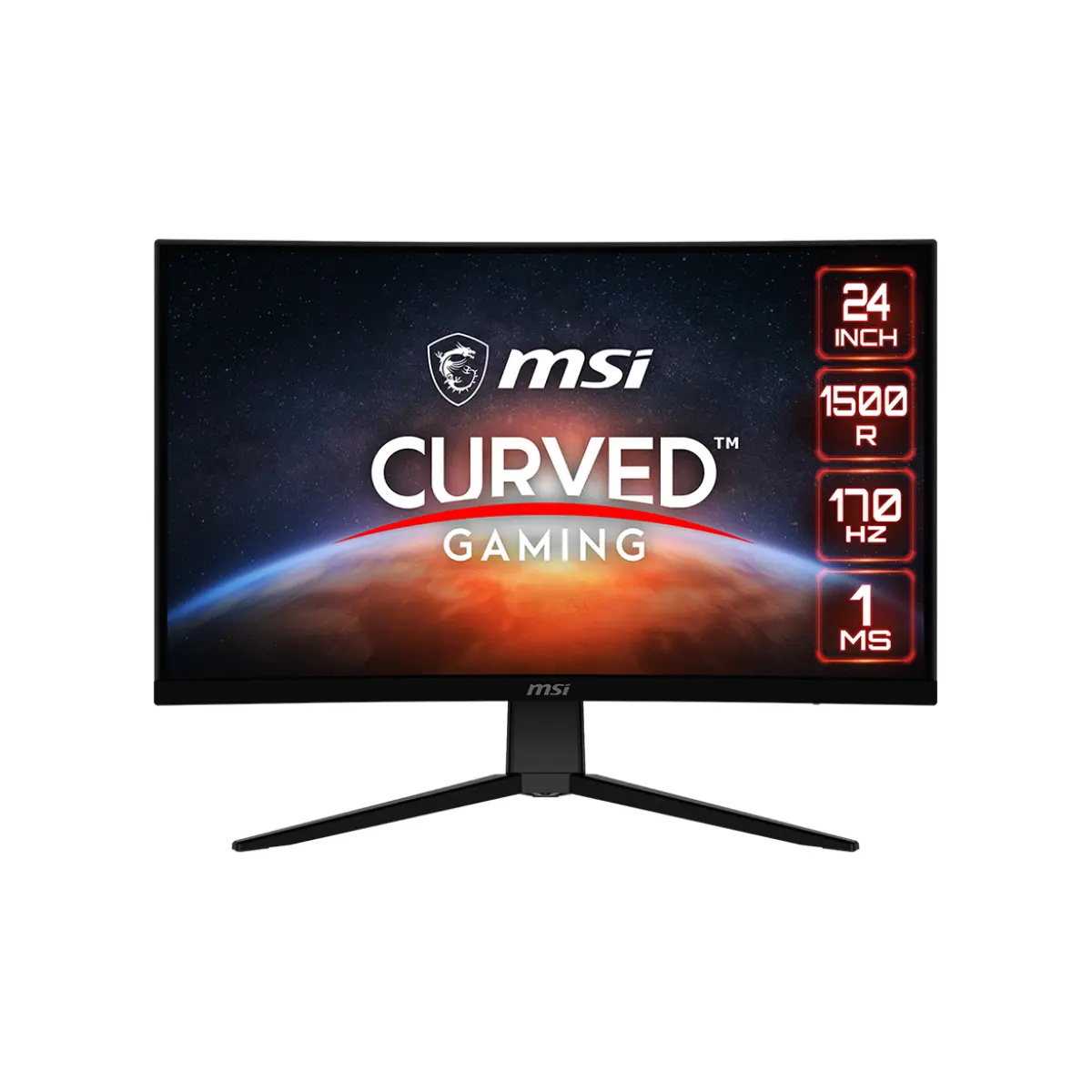 MSI G242C 23.6″ 170HZ FHD CURVED GAMING MONITOR