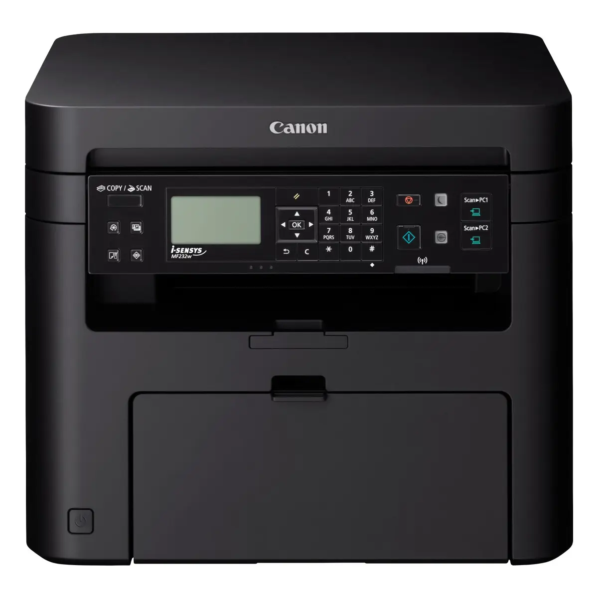 Canon Laser – 3 in 1 MF232W PRINT/COPY/SCAN 23 PPM, 1200*1200 DPI print resolution, 256MB Built in memory, 250-sheet tray, 1-sheet multi-purpose tray, 6 seconds First Print Out...