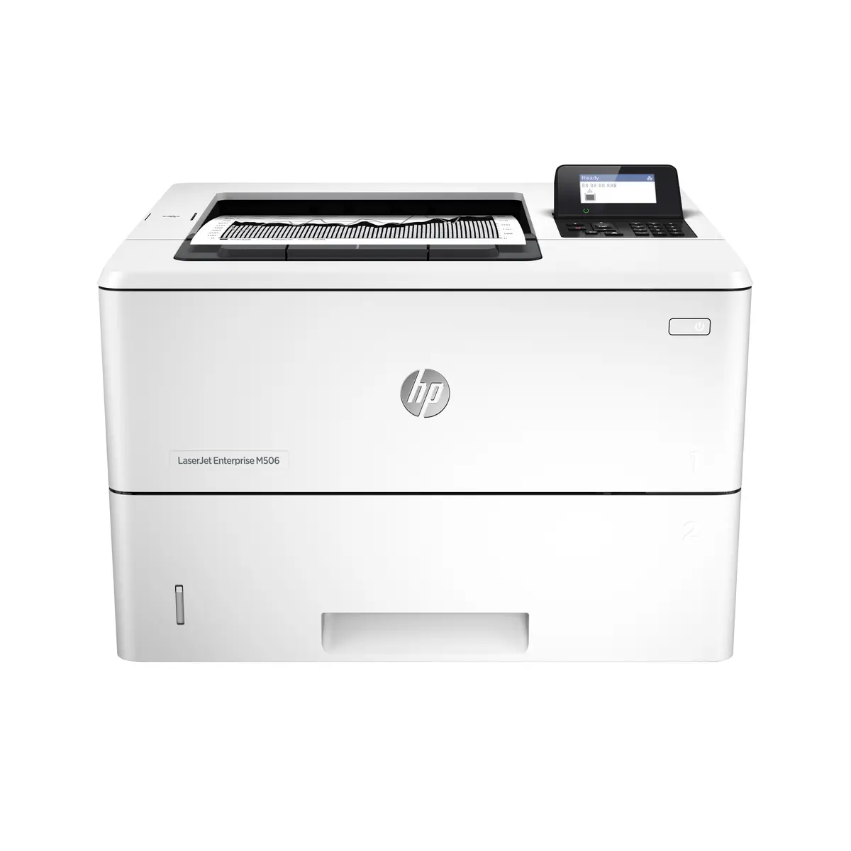 HP Printer Mono Laser / A4 Format F2A69A LJ Enterprise M506dn Speed 43ppm, Res 1200dpi, 540MHz processor, 128MB Memory, Duty Cycle 150,000 pages, USB2.0, Duplex, Tray, Network,